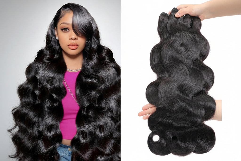 Premium Virgin Human Hair Bundles – 3 Bundle Set