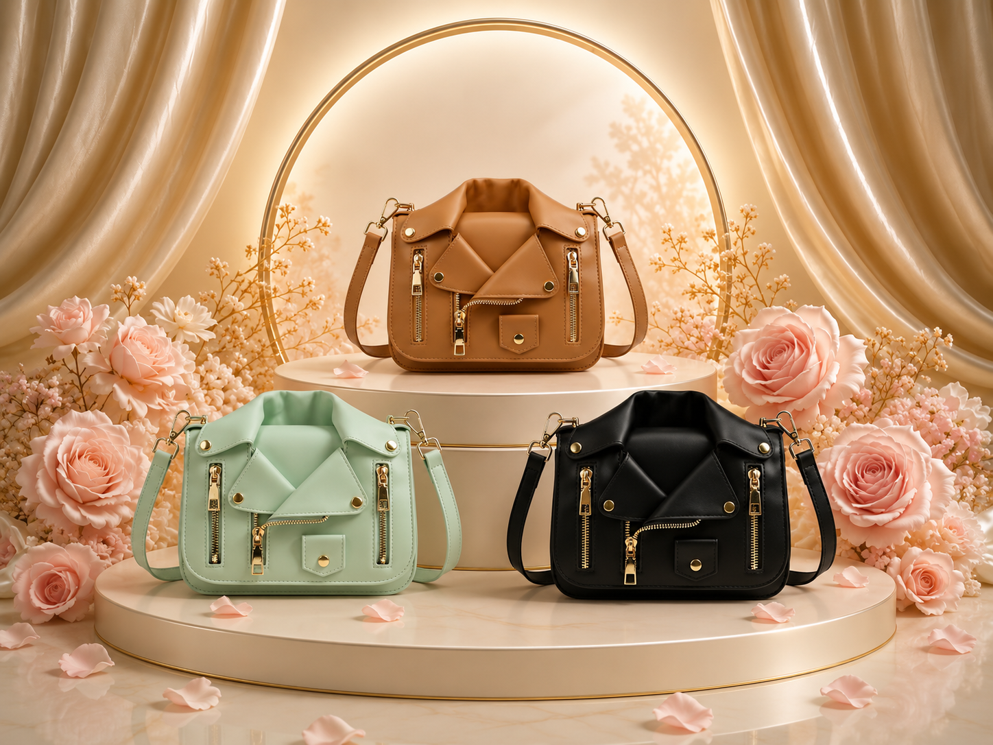 Luxury Jacket Style Crossbody Bag