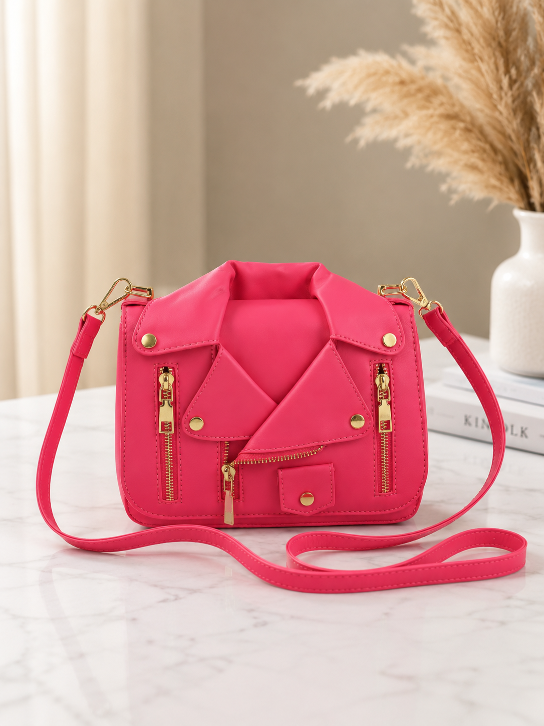 Luxury Jacket Style Crossbody Bag